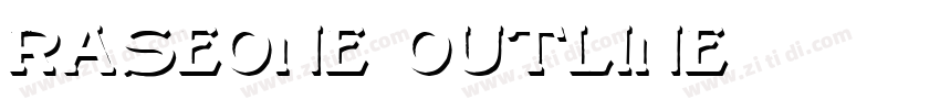 RaseOne Outline字体转换